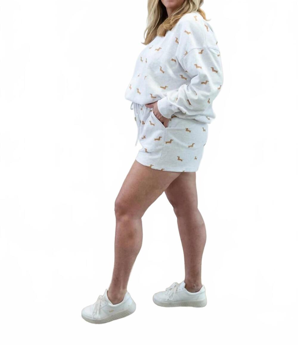 NEW SUNDAY EDITION hot dog shorts in light grey heather - Picture 8 of 9
